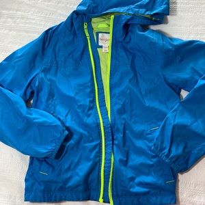 Size 8/10 Cat & Jack Blue Windbreaker Jacket